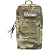 EXCELLENT ELITE SPANKER Borsa in nylon Molle di taglio laser Design EDC piccola utility Borsa tattica compatta organizzatore (BLK)