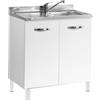 Cato Mobile sottolavello cucina 80x85x48 cm Bianco