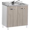 Cato Mobile sottolavello cucina 80x85x48 cm Olmo Perla