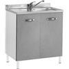 Cato Mobile sottolavello cucina 80x85x48 cm Cemento
