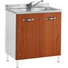 Cato Mobile sottolavello cucina 80x85x48 cm Ciliegio
