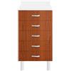 Cato Mobile cassettiera cucina 40x94x50 cm Ciliegio