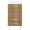 Cato Mobile cassettiera cucina 40x94x50 cm Emilia Rovere