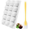 KSBBHDS Stampo in Silicone A Sfera da 1 Pezzi E Spatola in Silicone da 1 Pezzi, Utensili da Forno, Forniture per La Cucina E Possono Fare Torte, Cioccolatini E Hockey su Ghiaccio.