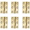 Vokenforu Cerniere pieghevoli in ottone resistente, per cancelli, finestre, cassetti, 3,8 cm, 6 pezzi