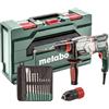 Metabo Multihammer UHE 2660-2 Quick Set estremamente robusto per uso continuo, con set di punte per trapano SDS-plus (10 pezzi) e valigetta 600697510