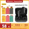 realme Versione globale realme Buds Air 7 Pro Auricolare senza fili 53dB Cancellazione del rumore in tempo reale 11+6mm Driver Dual-DAC Al Live Translator - Rosso ardente