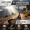 JOYOR Monopattino Elettrico JOYOR T6 per Adulti, Motore 600W, Potenza di Picco 900W, Batteria 48V 18AH, Velocità Massima 48km/h, Autonomia 70km, con Luci di Direzione, Pieghevole, per Pendolarismo Urbano,