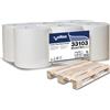 CELTEX Rotolo Estrazione Centrale h22 320m - CELTEX-33103 - colore bianco - n.veli 1 - lunghezza rotolo 320 m - pura cellulosa - Goffratura:Leonida - 6 pezzi