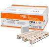 CELTEX | Carta Igienica Interfogliata 10,5×18 CELTEX-7132S - colore bianco - n. veli 2 -Goffratura:Athena - strappo 18 cm - T-75 - 9000 confezioni - monouso"