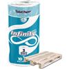 CELTEX Carta igienica 3r ,650 strappi 2 veli - CELTEX-10670N - 3 rotoli- 650 strappi - n.2 veli - colore bianco - pura cellulosa - lunghezza strappo 10 cm - 65 m
