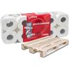 CELTEX Carta igienica 10r ,160 strappi 2 veli CELTEX-10050 - pura cellulosa - colore bianco - n. 2 veli - 160 strappi - strappo 11 cm - lunghezza 17 m - 10 rotoli - 12 confezioni