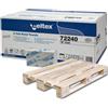 CELTEX | Asciugamano a "Z" 24×24 2 veli CELTEX-72240 . asciugamano carta - monouso - pura cellulosa - colore bianco - n.veli 2 - 3750 pezzi per confezione-24 cm - 25 conf da 150 pez - Goffratura: Athena"