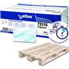 CELTEX | Asciugamano a "V" 21,5×21 3 veli CELTEX-72115 - asciugamano carta - monouso -piegato a V- colore bianco - pura cellulosa - n.veli 3 - Goffratura: Leonida - lunghezza 21 cm - 25 conf da 150 pez - 2550 pezzi per confezione"