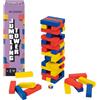 Spin Master Games Editrice Giochi, Giochi da Tavolo Classici, Jumbling Tower, Torre di Legno Colorata da 48 Pezzi, Gioco da Tavola Torre in Equilibrio, dai 6 Anni in su