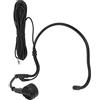 ciciglow Microfono a Archetto, Microfono Dinamico con Cuffia Cablata con Connessione Maschio da 6,35 Mm Microfono Indossato per Altoparlanti per Karaoke Amplificatori Insegnamento
