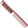 Hercules Sägemann C10 Rosso Toupie pettine con setole naturali 9 Carbon pettine, 1er Pack (1 X 1 pezzi)
