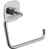 Gedy G-Teide Portarotolo Carta igienica, Misure: 10x13.2x4.5 CM, Porta Carta igienica in Acciaio Inox e Cromall, Finitura cromata, Incluso Biadesivo e Viti, Design R&S, 2 Anni di Garanzia