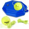 Alomejor Tennis Trainer Rebound Balls with Rope Training Tennis Tool Set for Women Men Childen Player Beginner