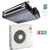 Mitsubishi Climatizzatore Condizionatore Mitsubishi Canalizzabile SEZ-M50DA R32 18000 BTU INVERTER classe A+/A+
