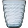 Arcoroc 31 cl - Pampille Bicchiere Acqua In Rilievo in Vetro - Set 6 Pezzi