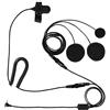 Topiky Cuffia Casco Moto, interfono Moto 2,5 mm PTT Cuffia interfono Auricolare con Microfono per Radio bidirezionale walkie Talkie T5428 T6200C T5720