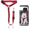 Nevoluxer Imbracatura di sicurezza per cani di piccola taglia, taglia media, accessorio per cuccioli (rosso)