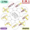Tuya Connettore Rapido 9in1 per Strisce Led COB e SMD a 2 pin Monocolore