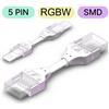 Tuya Connettore Impermeabile per LED RGBW SMD a 5 pin da Striscia a Striscia