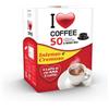 Caffè strega 50 Capsule A Modo Mio I Love Coffee Miscela Rossa