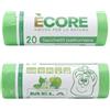 20 Sacchi Rifiuti 50x60 | Verde - Profumo Mela
