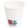 100 Bicchieri Monouso In Carta Bianca Da 180ml - Linea Vending