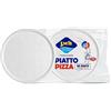 10 Piatti Piani In Plastica Bianchi Per Pizza Riutilizzabili - Imb - Eleganza E Resistenza