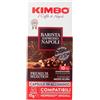 Kimbo 100 Capsule Nespresso Alluminio Kimbo Miscela Barista Napoli
