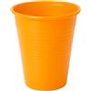 50 Bicchieri In Plastica Arancio Da 200 Ml