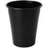 50 Bicchieri In Plastica Nero Da 200 Ml