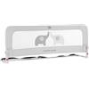 Innovaciones Ms Barriera Letto NIDO Altezza Regolabile 150x45 Grigio