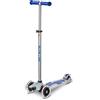 MICRO Monopattino Maxi Micro Deluxe Flux LED Blu 3 Ruote