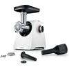 Bosch, MultiPower Serie 4, tritacarne, potente motore da 1900 watt, tritacarne, salsicce, bianco, MFWS420W