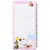 Grupo Erik: Block Notes Magnetico da Frigorifero Moomin | Shopping List magnetica, 10x21cm, con 65 fogli e matita, Block Notes con calamita da frigo per lista spesa o to do list Mumin