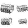SZWLJ 20 Pezzi Morsetti Vite Acciaio Inox 304, 4 Misure 6-51 mm | Fascette Regolabili Per Tubi Flessibili, Benzina, Gas E Casa
