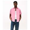Tommy Hilfiger Camicia TH Flex regular fit a maniche corte Pink Blush Uomo