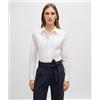 BOSS BLACK Boss Camicia Slim Fit in Popeline di misto cotone Donna