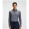 BOSS BLACK Boss Camicia slim fit in tessuto lavorato elasticizzato Uomo
