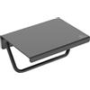 Ideal Standard Alu+ Portarotolo di carta con coperchio, Realizzato con l'100% di alluminio riciclato, fissaggio nascosto e facile da montare - Nero Opaco (150x114x95 mm)
