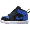 NIKE Sky Jordan 1 BT, Sneaker, Multicolore (Black/Hyper Royal/White 004), 21 EU