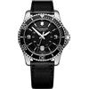 Victorinox Orologio Uomo FieldForce XS, 42 Mm, Swiss Made, Quarzo, Vetro Zaffiro, Impermeabile 100m, Cinturino In Pelle Nero, Funzione Giorno-Data