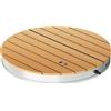 Outsunny Doccia da Giardino Portatile con Altezza Fino a 4 m e Getti d'Acqua Regolabili, Effetto Legno | Aosom Italy