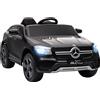 AIYAPLAY Macchina elettrica per bambini, 12V, telecomando 2.4G, 3 velocità, 105x68x50cm, Nero | Aosom Italy