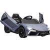 AIYAPLAY Auto Elettrica per Bambini da 3-5 Anni, Guida Dolce, Telecomando, Clacson, Plastica e Metallo, Grigio | Aosom Italy